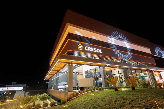 Centro Administrativo Cresol — vista noturna
